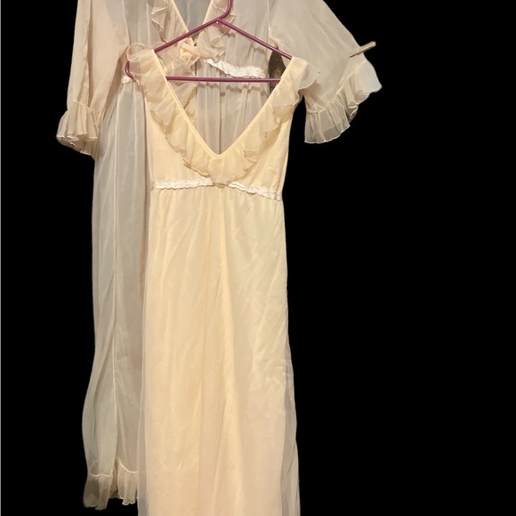 Double layer peach Penior set 1960-70. vintage.  no flaws - Picture 4 of 15